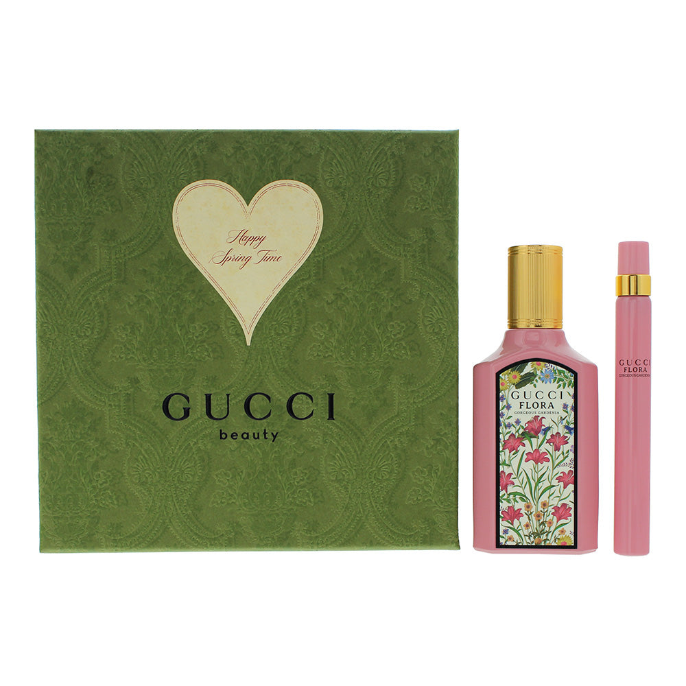 Gucci Flora Gorgeous Gardenia 2 Piece Gift Set: Eau de Parfum 50ml - Eau de Parfum 10ml
