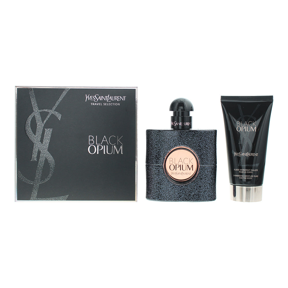Yves Saint Laurent Black Opium 2 Piece Gift Set: Eau de Parfum 50ml - Body Lotion 50ml