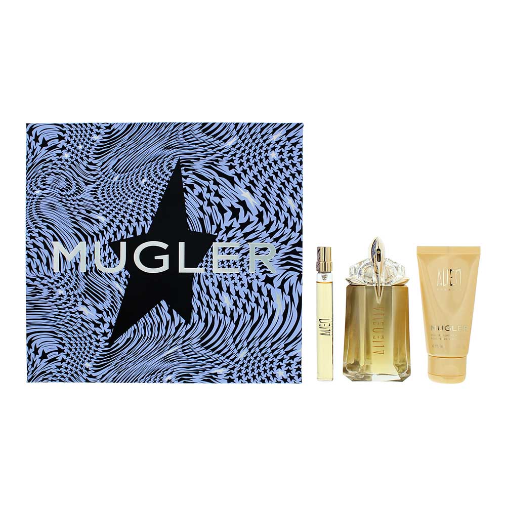 Mugler Alien Goddess 3 Piece Gift Set: Eau de Parfum 60ml - Eau de Parfum 10ml - Body Lotion 50ml